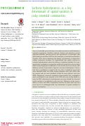 Cover page: Surfzone hydrodynamics as a key determinant of spatial variation in rocky intertidal communities