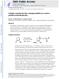 Cover page: Catalytic enantioselective conjugate addition en route to paxilline indoloterpenoids