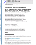 Cover page: Mutations in GNAL cause primary torsion dystonia