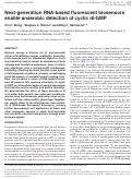 Cover page: Next-generation RNA-based fluorescent biosensors enable anaerobic detection of cyclic di-GMP