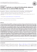 Cover page: PhOBF1, a petunia ocs element binding factor, plays an important role in antiviral RNA silencing