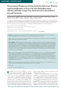 Cover page: Noninvasive Diagnosis of Nonalcoholic Fatty Liver Disease and Quantification of Liver Fat with Radiofrequency Ultrasound Data Using One-dimensional Convolutional Neural Networks.