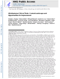 Cover page: Glioblastoma Clinical Trials: Current Landscape and Opportunities for ImprovementCurrent Glioblastoma Clinical Trial Landscape