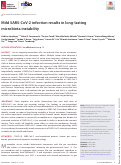 Cover page: Mild SARS-CoV-2 infection results in long-lasting microbiota instability