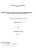 Cover page: Revisiting the Meaning of Emotional Overinvolvement in Early Development: Prospective Relations with Child Behavior Problems