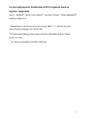 Cover page: Accurate phylogenetic classification of DNA fragments based on sequence composition