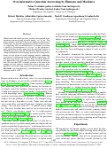 Cover page: Overinformative Question Answering by Humans and Machines