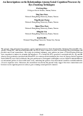 Cover page: An Investigation on the Relationships Among Social Cognition Processes byEye-Tracking Techniques