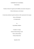 Cover page: The Role of Need for Cognition and Credibility Assessment in Exposure to Political Information on the Internet