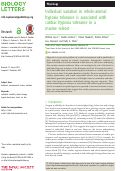 Cover page: Individual variation in whole-animal hypoxia tolerance is associated with cardiac hypoxia tolerance in a marine teleost.