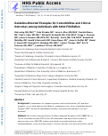 Cover page: Guideline-directed therapies for comorbidities and clinical outcomes among individuals with atrial fibrillation