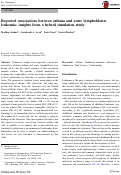 Cover page: Reported associations between asthma and acute lymphoblastic leukemia: insights from a hybrid simulation study.