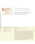 Cover page: Genetics and Epigenetics of Human Retinoblastoma