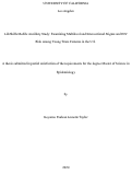 Cover page: LifeSkills Mobile Ancillary Study: Examining Multilevel and Intersectional Stigma and HIV Risk among Young Trans Femmes in the U.S.