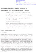 Cover page: Momentum theorems and the structure of atmospheric jets and zonal flows in plasmas