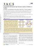 Cover page: Critical Factors Driving the High Volumetric Uptake of Methane in Cu₃(btc)₂.