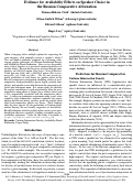 Cover page: Evidence for Availability Effects on Speaker Choice in the Russian Comparative Alternation