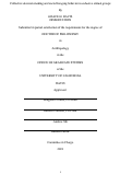 Cover page: Collective decision-making and social foraging behavior in cohesive animal groups