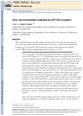 Cover page: Slow Neuromodulation Mediated by ATP P2X Receptors