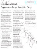 Cover page: Peppers - From Sweet to Fiery