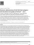 Cover page: Systemic administration of AAV-Slc25a46 mitigates mitochondrial neuropathy in Slc25a46-/- mice.