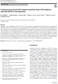 Cover page: Central nervous system ALK-negative anaplastic large cell lymphoma with IRF4/DUSP22 rearrangement.