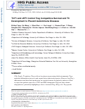 Cover page: TCF1 and LEF1 Control Treg Competitive Survival and Tfr Development to Prevent Autoimmune Diseases.