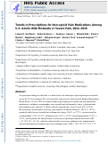 Cover page: Trends in Prescriptions for Non-opioid Pain Medications Among U.S. Adults With Moderate or Severe Pain, 2014-2018