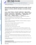 Cover page: Immunotherapy-Mediated Thyroid Dysfunction: Genetic Risk and Impact on Outcomes with PD-1 Blockade in Non–Small Cell Lung Cancer