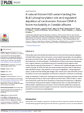 Cover page: A natural histone H2A variant lacking the Bub1 phosphorylation site and regulated depletion of centromeric histone CENP-A foster evolvability in Candida albicans