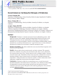 Cover page: Recent advances clarifying the etiologies of strabismus.