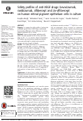 Cover page: Safety profiles of anti-VEGF drugs: bevacizumab, ranibizumab, aflibercept and ziv-aflibercept on human retinal pigment epithelium cells in culture