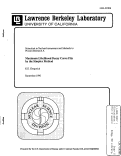 Cover page: Maximum Likelihood Decay Curve Fits by the Simplex Method