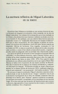 Cover page: La escritura reflexiva de Miguel Labordeta en su teatro