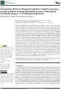 Cover page: Preoperative Robotics Planning Facilitates Complex Construct Design in Robot-Assisted Minimally Invasive Adult Spinal Deformity Surgery-A Preliminary Experience.