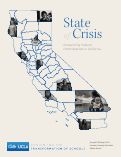 Cover page of State of Crisis: Dismantling Student Homelessness in CA