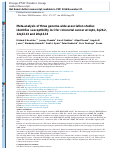 Cover page: Meta-analysis of three genome-wide association studies identifies susceptibility loci for colorectal cancer at 1q41, 3q26.2, 12q13.13 and 20q13.33