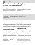 Cover page: Skull Base Reconstruction following Surgical Treatment of Sinonasal Malignancies