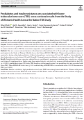 Cover page: Prediabetes and insulin resistance are associated with lower trabecular bone score (TBS): cross-sectional results from the Study of Women’s Health Across the Nation TBS Study