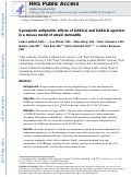 Cover page: Synergistic antipruritic effects of gamma aminobutyric acid A&nbsp;and B agonists in a mouse model of atopic dermatitis