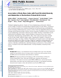 Cover page: Association of Body Mass Index with Fecal Microbial Diversity and Metabolites in the Northern Finland Birth Cohort.