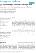 Cover page: The transcriptomic and evolutionary signature of social interactions regulating honey bee caste development