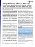 Cover page: Myeloid differentiation architecture of leukocyte transcriptome dynamics in perceived social isolation