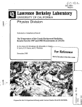 Cover page: The Temperature of the Cosmic Background Radiation: Results from the 1987 and 1988 Measurements at 3.8 GHz