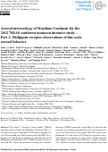 Cover page: Aerosol meteorology of Maritime Continent for the 2012 7SEAS southwest monsoon intensive study – Part 2: Philippine receptor observations of fine-scale aerosol behavior