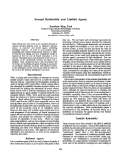 Cover page: Formal Rationality and Limited Agents