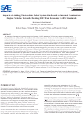 Cover page: Impacts of Adding Photovoltaic Solar System On-Board to Internal Combustion Engine Vehicles Towards Meeting 2025 Fuel Economy CAFE Standards