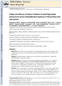 Cover page: Safety and efficacy of topical cidofovir to treat high-grade perianal and vulvar intraepithelial neoplasia in HIV-positive men and women.