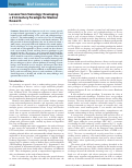 Cover page: Lessons from Toxicology: Developing a 21st-Century Paradigm for Medical Research