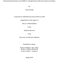 Cover page: Parental Feeding Practices and Children’s Weight Status in Mexican American Families